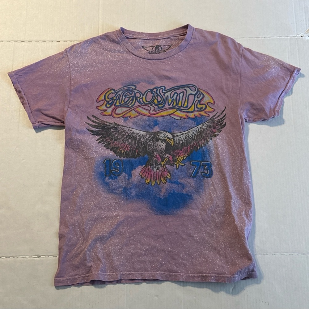 Aerosmith Graphic Purple Tee